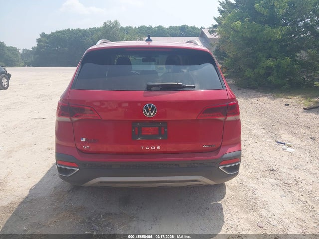 2022 Volkswagen Taos 1.5t Se მანქანა იყიდება აუქციონზე, vin: 3VVPX7B22NM035551, აუქციონის ნომერი: 45658496