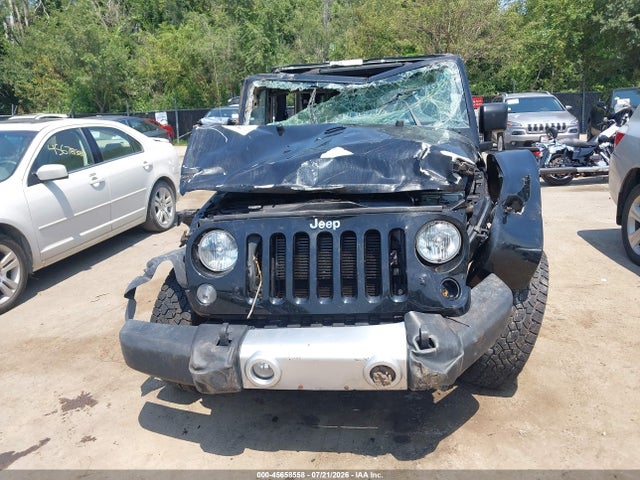2015 Jeep Wrangler Sahara მანქანა იყიდება აუქციონზე, vin: 1C4AJWBG8FL735962, აუქციონის ნომერი: 45658558