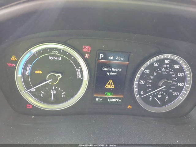 Aukcja sprzedaży 2018 Hyundai Sonata Hybrid Se, vin: KMHE24L38JA086789, numer aukcji: 45658565