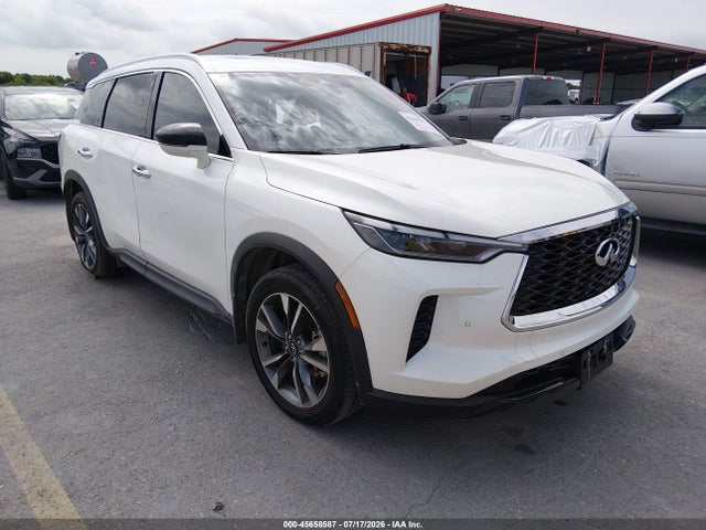 2025 Infiniti Qx60 Luxe მანქანა იყიდება აუქციონზე, vin: 5N1AL1FR3SC347455, აუქციონის ნომერი: 45658587