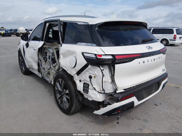 2025 Infiniti Qx60 Luxe მანქანა იყიდება აუქციონზე, vin: 5N1AL1FR3SC347455, აუქციონის ნომერი: 45658587