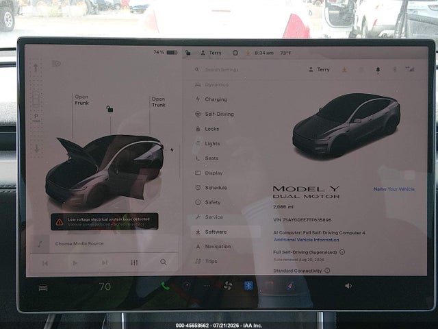 Продажа на аукционе авто 2026 Tesla Model Y All-wheel Drive/long Range Launch Series/premium All-wheel Drive, vin: 7SAYGDEE7TF635896, номер лота: 45658662