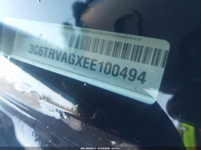 Продажа на аукционе авто 2014 Ram Promaster 1500 Low Roof, vin: 3C6TRVAGXEE100494, номер лота: 45658813