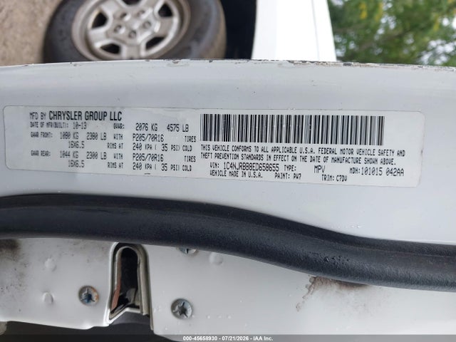 2014 Jeep Patriot Sport მანქანა იყიდება აუქციონზე, vin: 1C4NJRBB8ED658655, აუქციონის ნომერი: 45658930