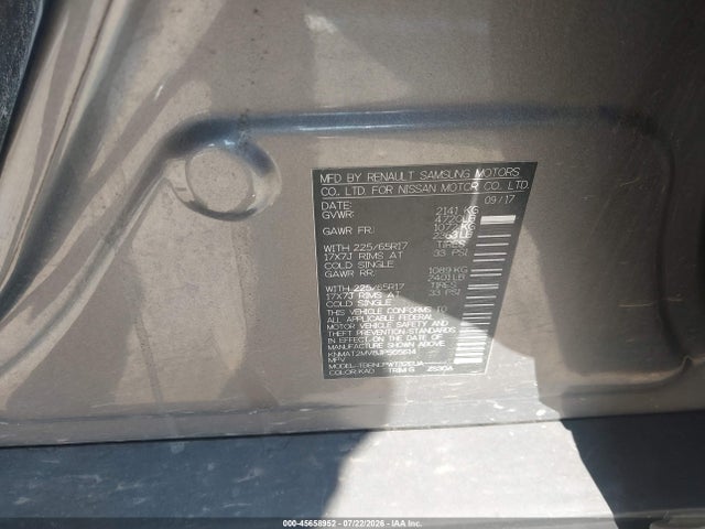 Nissan ROGUE S 2018 KNMAT2MV8JP505614 Image 9