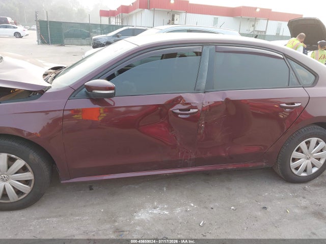 2013 Volkswagen Passat 2.5l S მანქანა იყიდება აუქციონზე, vin: 1VWAP7A30DC056071, აუქციონის ნომერი: 45659024