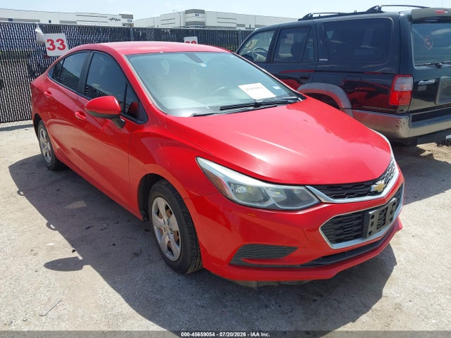 45659054 :رقم المزاد ، 1G1BC5SM5J7142763 vin ، 2018 Chevrolet Cruze Ls Auto مزاد بيع