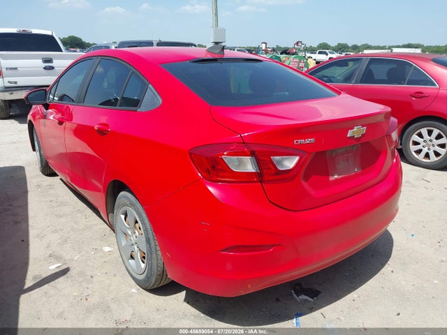 Продажа на аукционе авто 2018 Chevrolet Cruze Ls Auto, vin: 1G1BC5SM5J7142763, номер лота: 45659054