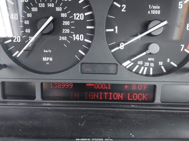 1998 Bmw 540i მანქანა იყიდება აუქციონზე, vin: WBADE5321WBV92984, აუქციონის ნომერი: 45659140
