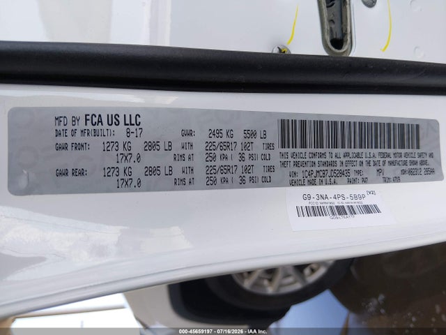 Jeep Cherokee Latitude 4x4 2018 1C4PJMCB7JD528435 Image 9