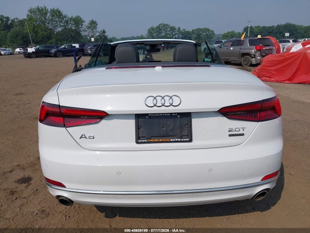 2018 Audi A5 2.0t Premium მანქანა იყიდება აუქციონზე, vin: WAUYNGF57JN000353, აუქციონის ნომერი: 45659199
