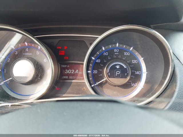2013 Hyundai Sonata Gls მანქანა იყიდება აუქციონზე, vin: 5NPEB4AC6DH513603, აუქციონის ნომერი: 45659260