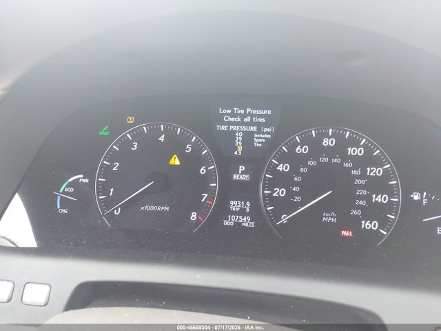 45659304 :رقم المزاد ، JTHDU46F285004931 vin ، 2008 Lexus Ls 600h مزاد بيع