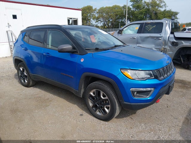 2018 Jeep Compass Trailhawk 4x4 მანქანა იყიდება აუქციონზე, vin: 3C4NJDDB4JT210529, აუქციონის ნომერი: 45659357