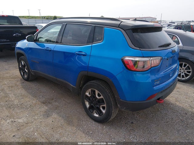 Aukcja sprzedaży 2018 Jeep Compass Trailhawk 4x4, vin: 3C4NJDDB4JT210529, numer aukcji: 45659357