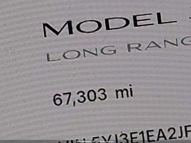 2018 Tesla Model 3 Long Range/mid Range მანქანა იყიდება აუქციონზე, vin: 5YJ3E1EA2JF044946, აუქციონის ნომერი: 45659406