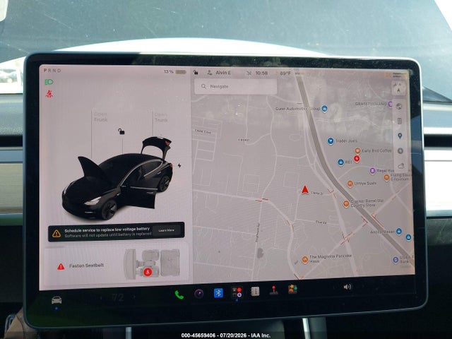 2018 Tesla Model 3 Long Range/mid Range მანქანა იყიდება აუქციონზე, vin: 5YJ3E1EA2JF044946, აუქციონის ნომერი: 45659406