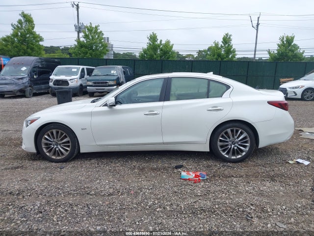 45659490 :رقم المزاد ، JN1EV7AR4KM593731 vin ، 2019 Infiniti Q50 3.0t Luxe مزاد بيع