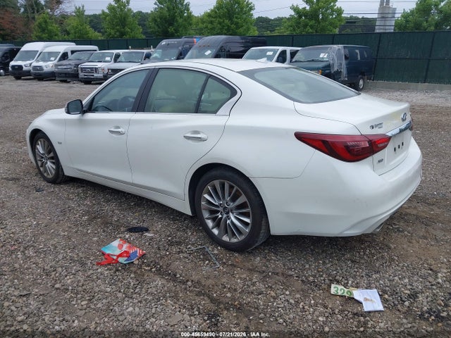 45659490 :رقم المزاد ، JN1EV7AR4KM593731 vin ، 2019 Infiniti Q50 3.0t Luxe مزاد بيع
