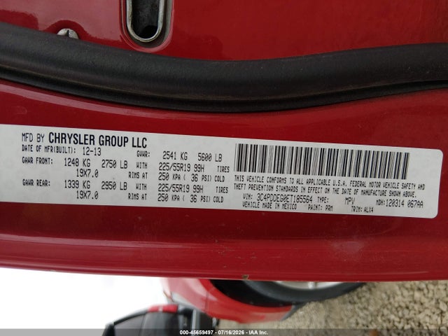 Dodge Journey R/t 2014 3C4PDDEG0ET185564 Image 9