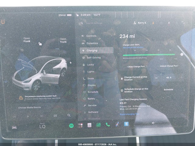Продаж на аукціоні авто 2020 Tesla Model Y Long Range Dual Motor All-wheel Drive, vin: 5YJYGDEE7LF010752, номер лоту: 45659500