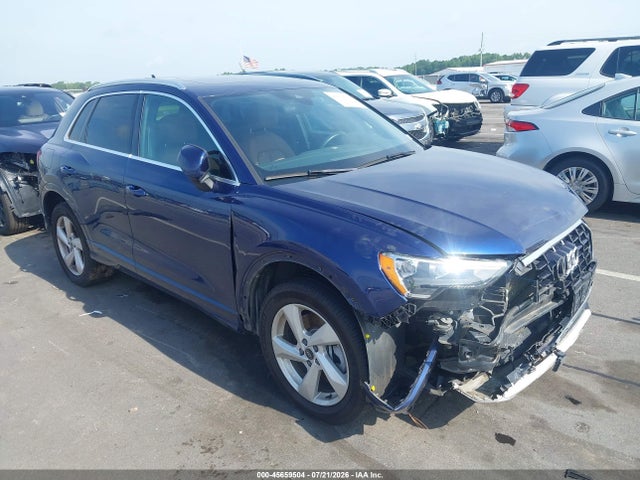 2022 Audi Q3 Premium 40 Tfsi Quattro Tiptronic მანქანა იყიდება აუქციონზე, vin: WA1AUCF3XN1093519, აუქციონის ნომერი: 45659504