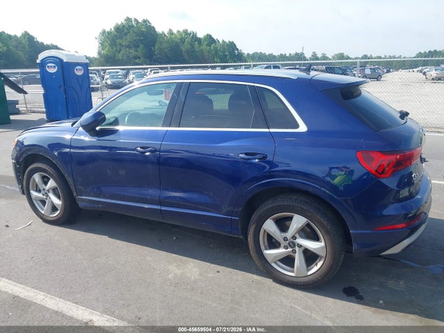 2022 Audi Q3 Premium 40 Tfsi Quattro Tiptronic მანქანა იყიდება აუქციონზე, vin: WA1AUCF3XN1093519, აუქციონის ნომერი: 45659504