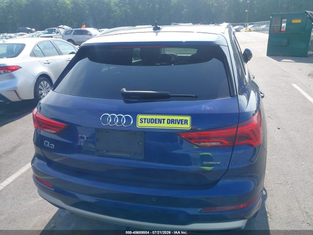 2022 Audi Q3 Premium 40 Tfsi Quattro Tiptronic მანქანა იყიდება აუქციონზე, vin: WA1AUCF3XN1093519, აუქციონის ნომერი: 45659504