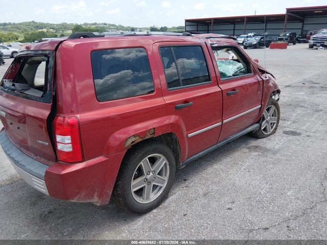 2008 Jeep Patriot Limited მანქანა იყიდება აუქციონზე, vin: 1J8FF48W08D599133, აუქციონის ნომერი: 45659582