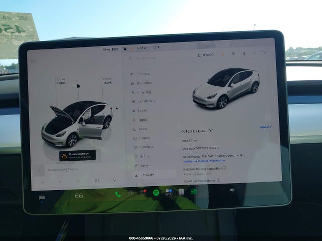 Продаж на аукціоні авто 2023 Tesla Model Y Rwd, vin: 7SAYGDED7PF932311, номер лоту: 45659666