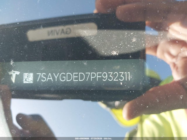 Продаж на аукціоні авто 2023 Tesla Model Y Rwd, vin: 7SAYGDED7PF932311, номер лоту: 45659666