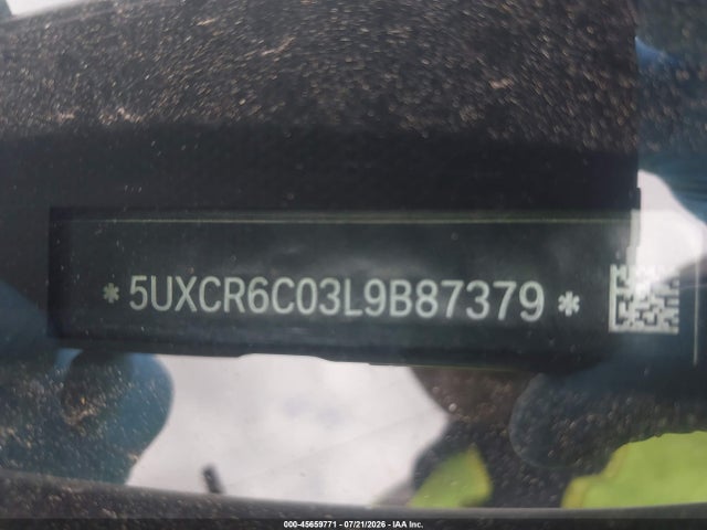 45659771 :رقم المزاد ، 5UXCR6C03L9B87379 vin ، 2020 Bmw X5 Xdrive40i مزاد بيع
