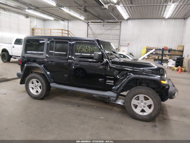 2018 Jeep Wrangler Unlimited Sahara 4x4 მანქანა იყიდება აუქციონზე, vin: 1C4HJXEG9JW174887, აუქციონის ნომერი: 45659834