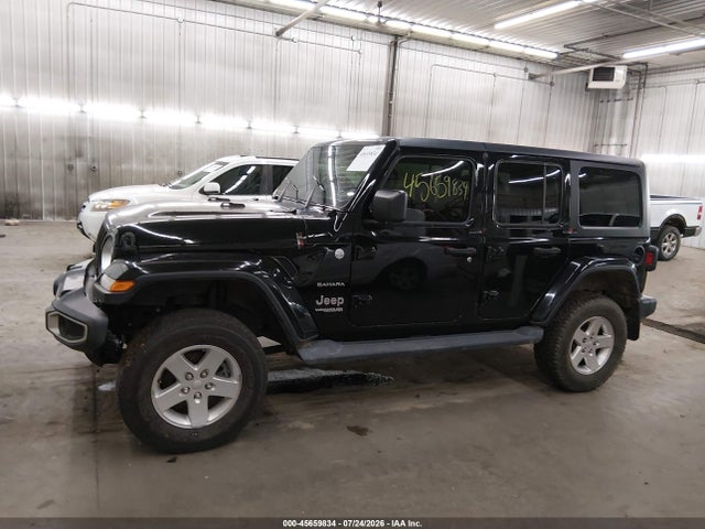 2018 Jeep Wrangler Unlimited Sahara 4x4 მანქანა იყიდება აუქციონზე, vin: 1C4HJXEG9JW174887, აუქციონის ნომერი: 45659834