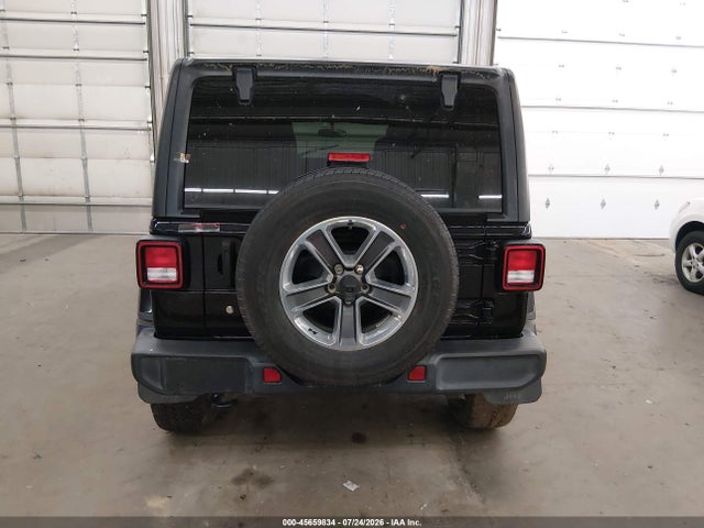 2018 Jeep Wrangler Unlimited Sahara 4x4 მანქანა იყიდება აუქციონზე, vin: 1C4HJXEG9JW174887, აუქციონის ნომერი: 45659834