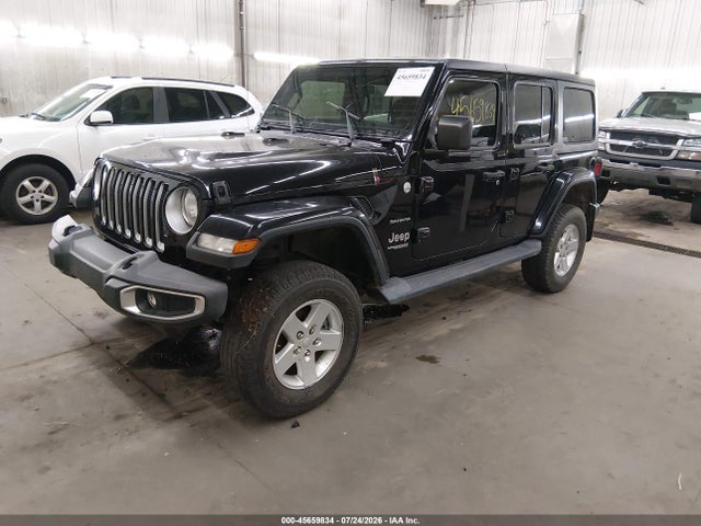 2018 Jeep Wrangler Unlimited Sahara 4x4 მანქანა იყიდება აუქციონზე, vin: 1C4HJXEG9JW174887, აუქციონის ნომერი: 45659834