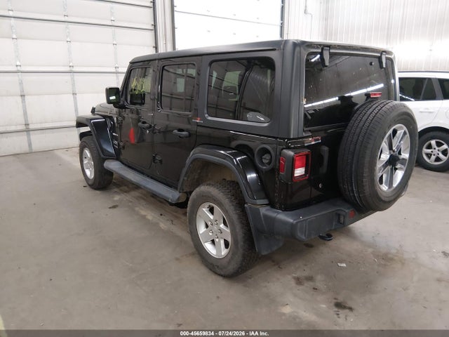 2018 Jeep Wrangler Unlimited Sahara 4x4 მანქანა იყიდება აუქციონზე, vin: 1C4HJXEG9JW174887, აუქციონის ნომერი: 45659834