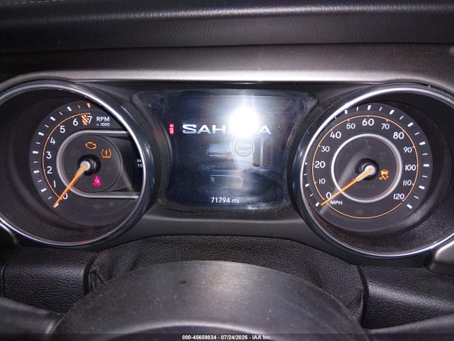 2018 Jeep Wrangler Unlimited Sahara 4x4 მანქანა იყიდება აუქციონზე, vin: 1C4HJXEG9JW174887, აუქციონის ნომერი: 45659834