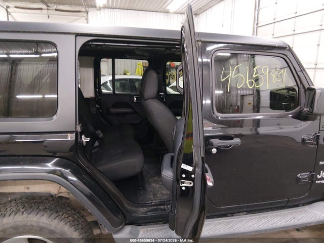 2018 Jeep Wrangler Unlimited Sahara 4x4 მანქანა იყიდება აუქციონზე, vin: 1C4HJXEG9JW174887, აუქციონის ნომერი: 45659834