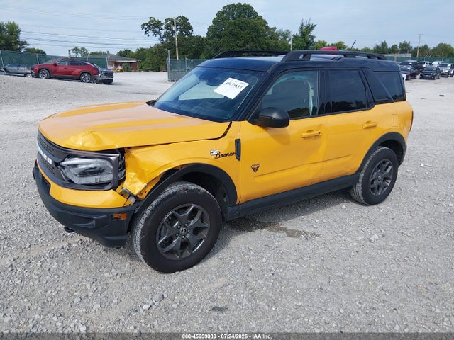Продаж на аукціоні авто 2022 Ford Bronco Sport Badlands, vin: 3FMCR9D9XNRD36385, номер лоту: 45659839