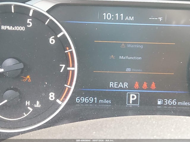1N4BL4DVXPN377001 Nissan Altima Sv Fwd