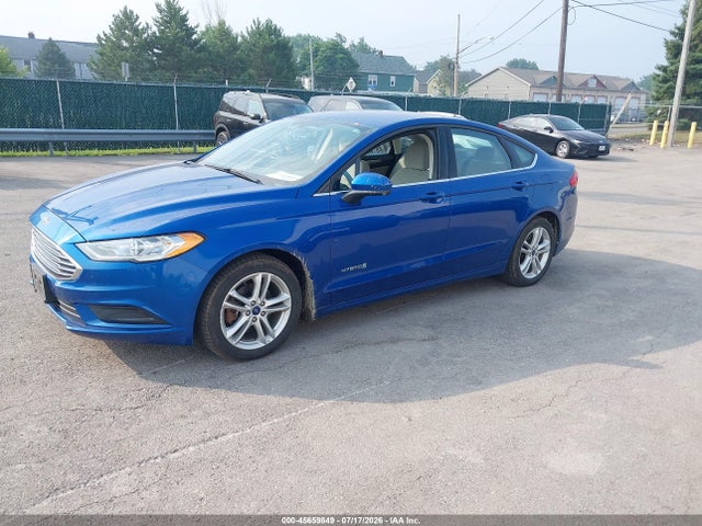 Ford Fusion Hybrid S 2018 3FA6P0UU4JR122306 Image 2