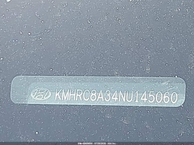 Продажа на аукционе авто 2022 Hyundai Venue Sel, vin: KMHRC8A34NU145060, номер лота: 45659850