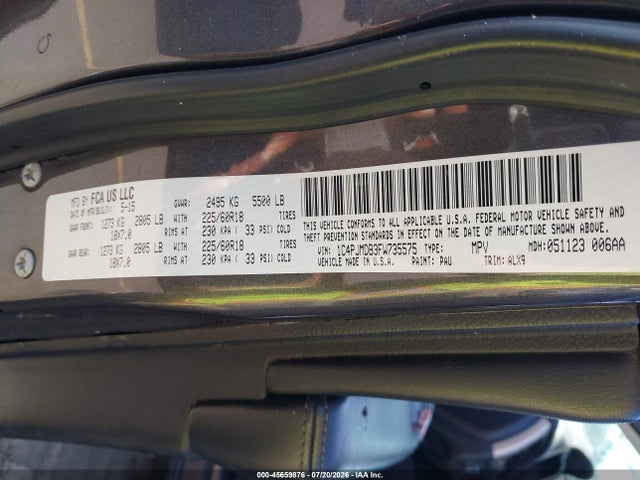 Aukcja sprzedaży 2015 Jeep Cherokee Limited, vin: 1C4PJMDB3FW735575, numer aukcji: 45659876