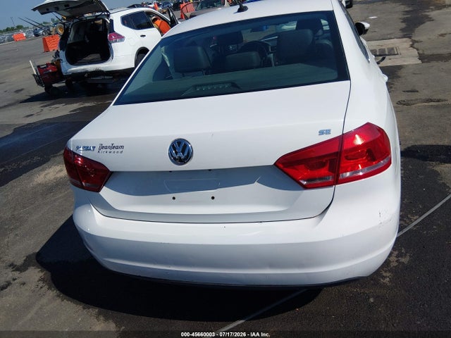 Продажа на аукционе авто 2012 Volkswagen Passat 2.5l Se, vin: 1VWBP7A31CC040786, номер лота: 45660003