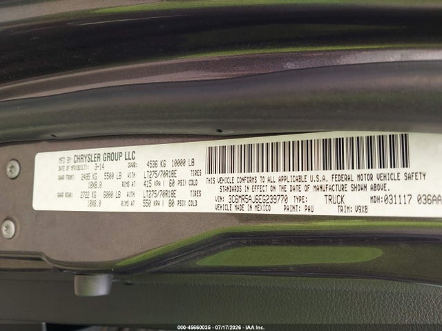 Продаж на аукціоні авто 2014 Ram 2500 Tradesman, vin: 3C6MR5AJ6EG239770, номер лоту: 45660035