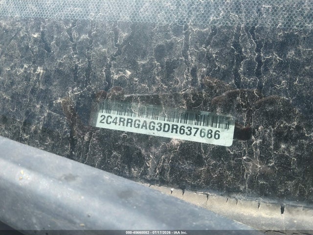 2013 Ram Cargo Tradesman მანქანა იყიდება აუქციონზე, vin: 2C4RRGAG3DR637686, აუქციონის ნომერი: 45660082