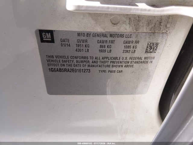 Cadillac ATS LUXURY 2014 1G6AB5RA2E0161273 Image 9