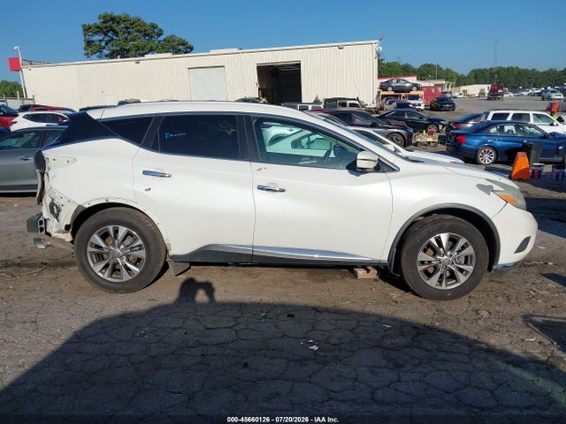 45660126 :رقم المزاد ، 5N1AZ2MG9GN146354 vin ، 2016 Nissan Murano Sl مزاد بيع