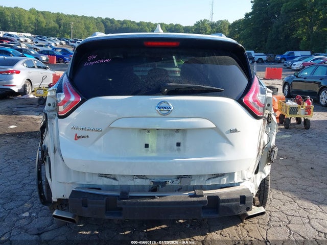 45660126 :رقم المزاد ، 5N1AZ2MG9GN146354 vin ، 2016 Nissan Murano Sl مزاد بيع